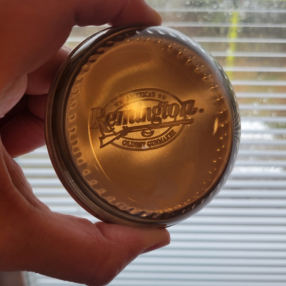 Remington Shotgun Glass Dome Pewter Paperweight ~ Vintage? ~ Advertising ~ Rifle - Picture 7 of 15